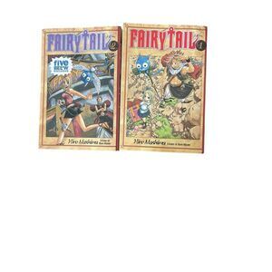 Kodansha Comics Fairy Tail English Manga Volume 1 & 2 By Hiro Mashima Anime Book